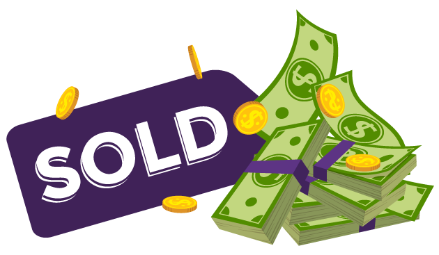 sold graphic